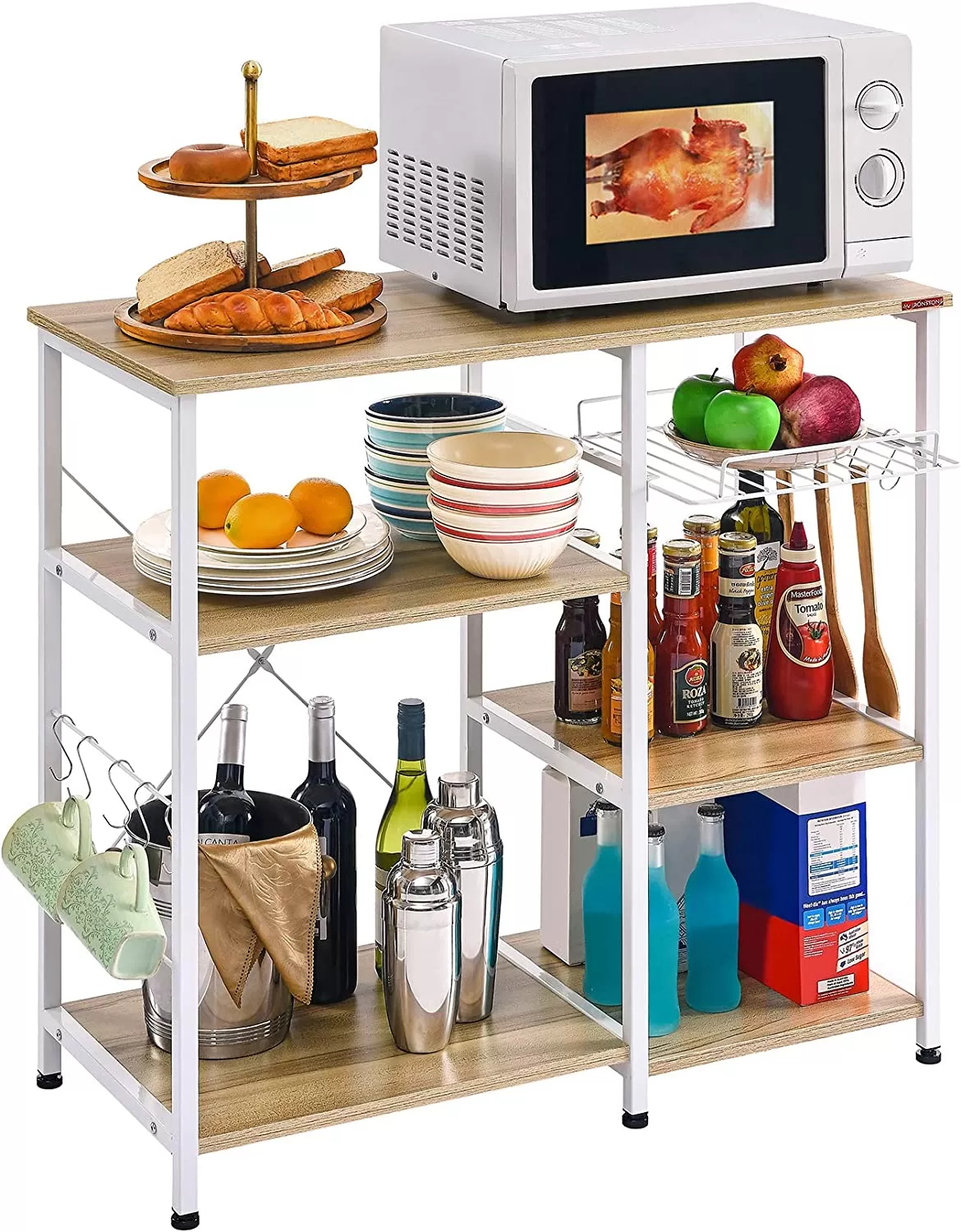 mr ironstone kitchen baker's rack